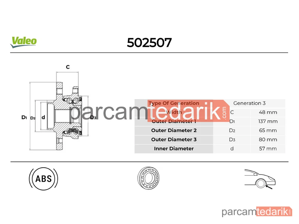502507 | Poyra — Audi A3, Seat Leon ST, VW Golf VII Variant